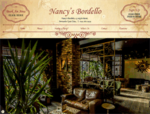 Tablet Screenshot of nancysbordello.com